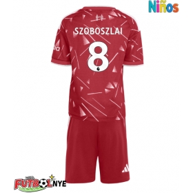 Camiseta Liverpool Dominik Szoboszlai #8 Primera Equipación para niños 2026-27 manga corta (+ pantalones cortos)